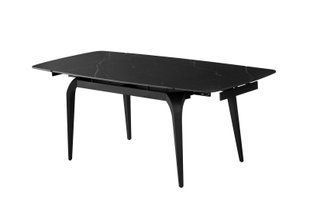 Керамический стол Асти TML-1340 VETRO 140(200)x90 черный оникс + черный реальная фотография
