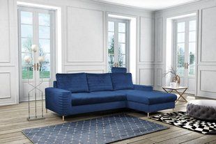Диван угловой раскладной COLLIN Perfect Home Польша Синій