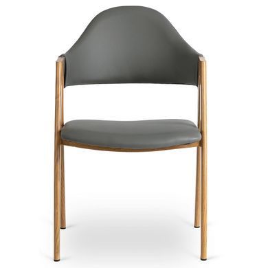 Стул MEBEL ELITE WILLY экокожа Серый реальная фотография