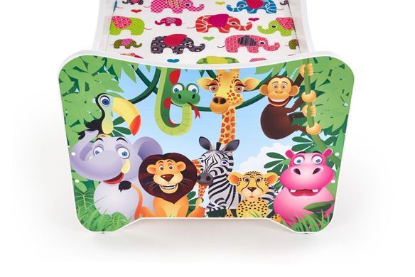 Кровать детская HAPPY JUNGLE Halmar 76x145 реальная фотография