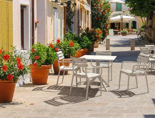 Комплект мебели для кафе Onto Siesta Paris with Paris table 70 White