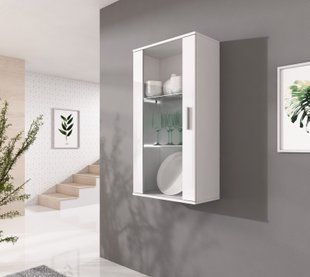 Вітрина SOHO S-2 Cama 115 Білий Мат / Білий Глянець жива фотографія