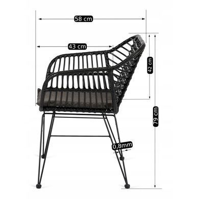 Стул MEBEL ELITE MUSA Черный реальная фотография