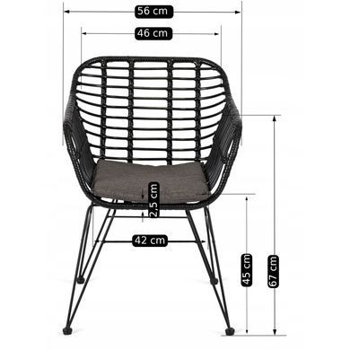 Стул MEBEL ELITE MUSA Черный реальная фотография
