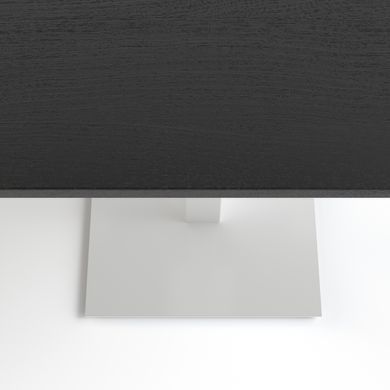Стіл TETRA LIGHT Lovko 60x60 Білий / Чорний жива фотографія