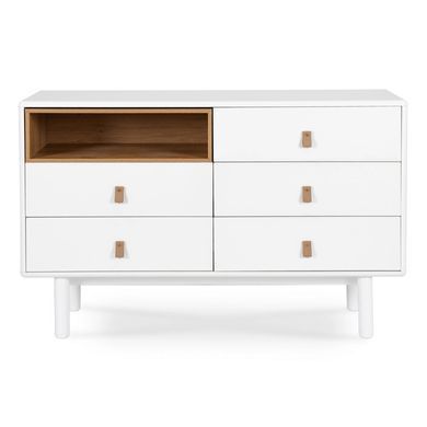Комод MEBEL ELITE NAOMI Білий жива фотографія