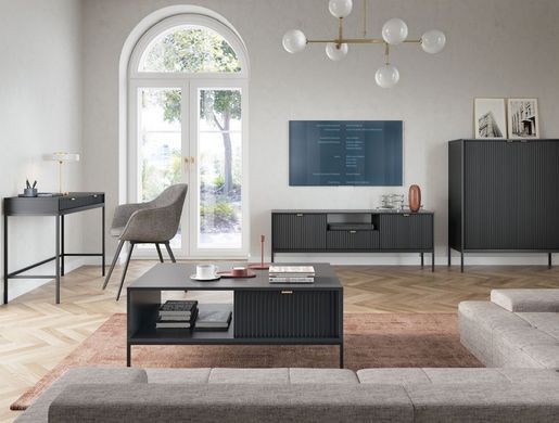 Стол туалетный Perfect Home Нова / Nova T104 черный Черный реальная фотография