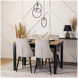 Стіл розкладний MEBEL ELITE SKUBI 120(160)х75 см Дуб крафт