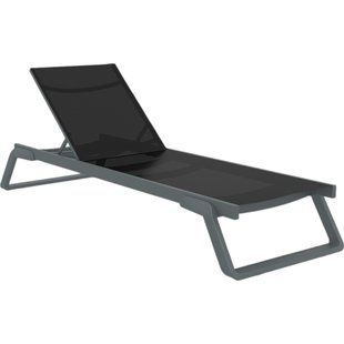 Шезлонг Siesta Onto Tropic Dark Grey Black
