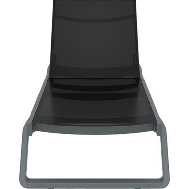 Шезлонг Siesta Onto Tropic Dark Grey Black