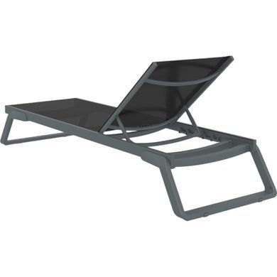 Шезлонг Siesta Onto Tropic Dark Grey Black