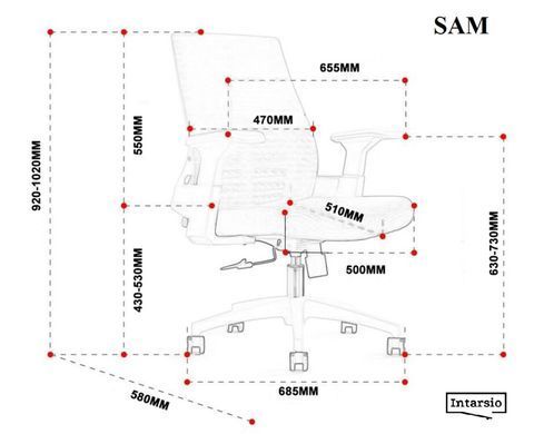 Компьютерное кресло SAM Intarsio Серый/белый каркас реальная фотография