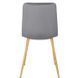Комплект стіл MEBEL ELITE HARRY 102(142)х102 см,, дубовий ремісник, та 6 стільців FREDY, сірого кольору
