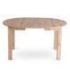 Комплект стіл MEBEL ELITE HARRY 102(142)х102 см,, дубовий ремісник, та 6 стільців FREDY, сірого кольору
