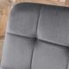 Комплект стіл MEBEL ELITE HARRY 102(142)х102 см,, дубовий ремісник, та 6 стільців FREDY, сірого кольору