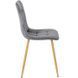 Комплект стіл MEBEL ELITE HARRY 102(142)х102 см,, дубовий ремісник, та 6 стільців FREDY, сірого кольору