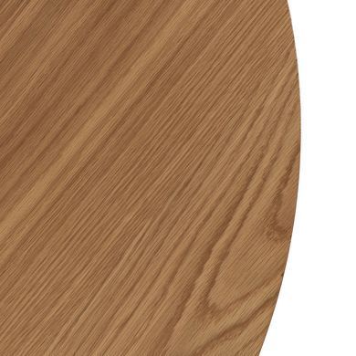 Комплект стол MEBEL ELITE LINO 100х100 см Дуб Золотой/Черный+4 стула PERU Беж реальная фотография