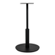 Стіл Ibiza R light Lovko 70x70 Черный метал/черный