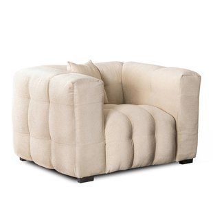Крісло MODERNO 1S MEBEL ELITE 135 см тканина Кремовий