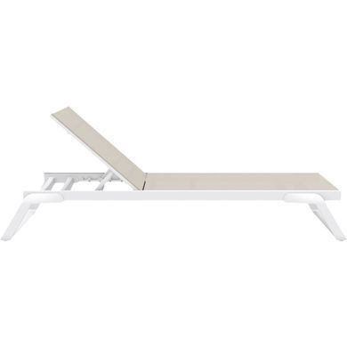 Шезлонг Siesta Onto Tropic White Taupe