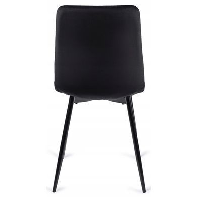 Комплект стол MEBEL ELITE HARRY 102(142)х102 см, дубовый/черный, и 6 стульев PERU реальная фотография