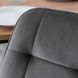 Комплект стол MEBEL ELITE HARRY 102(142)х102 см, дубовый/черный, и 6 стульев CHRIS серого цвета
