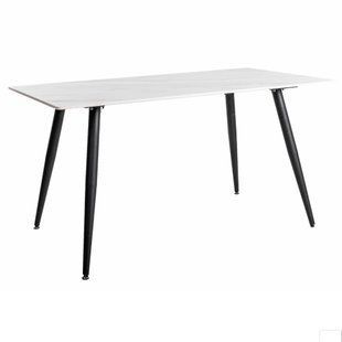 Cтол обеденный Lyon AMF 140X80 Белый реальная фотография