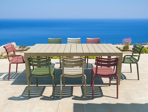 Стол Siesta Onto Atlantic Table 210/280 Taupe реальная фотография