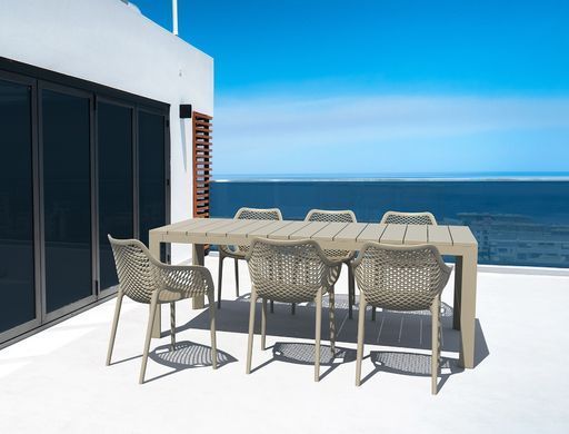 Стол Siesta Onto Atlantic Table 210/280 Taupe реальная фотография