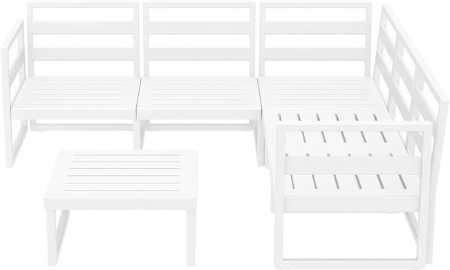 Комплект мебели для террасы Siesta Onto Mykonos Lounge Corner Set White Белый