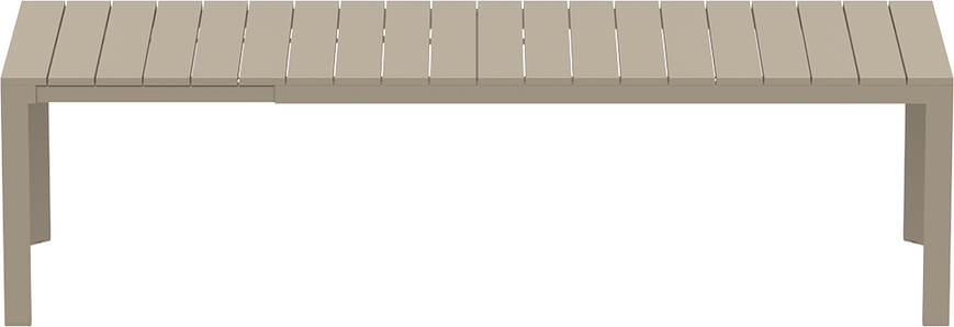 Стол Siesta Onto Atlantic Table 210/280 Taupe реальная фотография