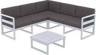 Комплект мебели для террасы Siesta Onto Mykonos Lounge Corner Set Gray Серый