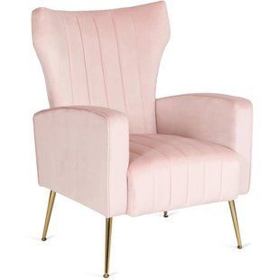 Крісло м'яке DIANA Velvet MEBEL ELITE Рожевий