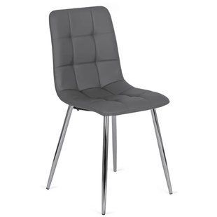Стілець MEBEL ELITE ENZO екошкіра: сірий жива фотографія