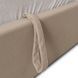Кровать двуспальная MEBEL ELITE MARSYLIA Sztruks 140x200 см Беж