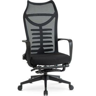 Стілець офісний обертовий MEBEL ELITE ACTON Чорний жива фотографія