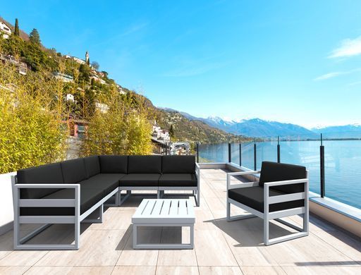 Комплект мебели для террасы Siesta Onto Mykonos Lounge Corner Set Taupe Бежевый