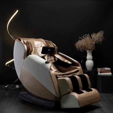 Масажне крісло MEBEL ELITE RX ULTRA PRO MAX екошкіра бежевий