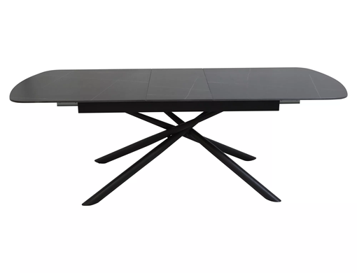 Стіл Розкладний VECTOR CERAMIC Signal 180(220)x90 Чорний/ Чорний Мат жива фотографія