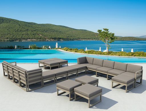 Комплект мебели для террасы Siesta Onto Mykonos Lounge Set XL Gray Серый