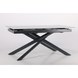 Стіл розкладний Gerald anthracite AMF 160(200)X90 glass Slate gray жива фотографія