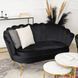 Софа MEBEL ELITE ZENDAYA 138 см Черный