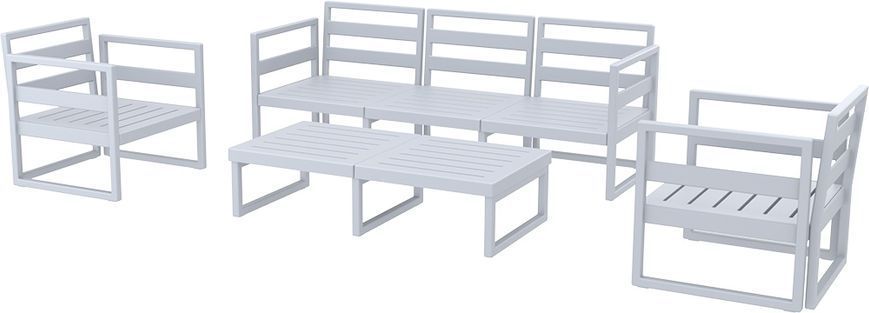 Комплект мебели для террасы Siesta Onto Mykonos Lounge Set XL Gray Серый