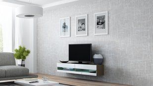 ТВ Тумба VIGO RTV Cama 140 New Латте Мат / Белый Глянец реальная фотография