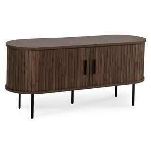 ТВ Тумба MEBEL ELITE TRISH 120 Горіх жива фотографія
