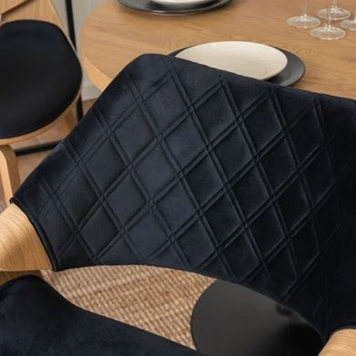 Стул бархатный MEBEL ELITE LUISE Velvet Черный реальная фотография