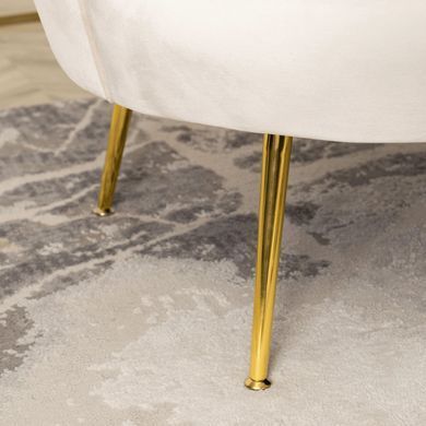 Софа MEBEL ELITE ZENDAYA 138 см Кремовый