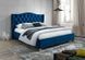 Кровать ASPEN Velvet Signal 160x200 Синий реальная фотография