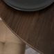 Стіл MEBEL ELITE LAUREN 80X80 Горіх / чорний
