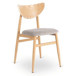 Стул MEBEL ELITE BRAGA Дуб/Серый реальная фотография